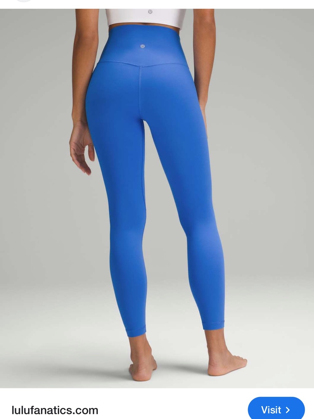 Lululemon pipe dream blue align 25”